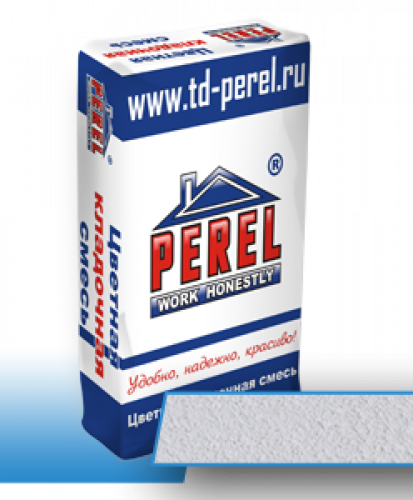 Цветная кладочная смесь PEREL "NL" супер-белая 50 кг