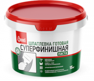 Шпатлевка полимерная паста СТАРАТЕЛИ "СУПЕРФИНИШНАЯ" 7 кг