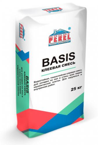 Клей для керамической плитки PEREL "BASIS" 25 кг