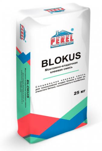 Монтажно-кладочная клеевая смесь PEREL "BLOKUS" 25 кг
