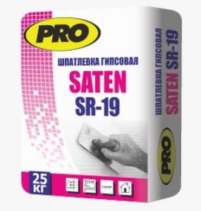 Шпатлевка гипсовая финишная PRO SR-19 "SATEN" 25 кг
