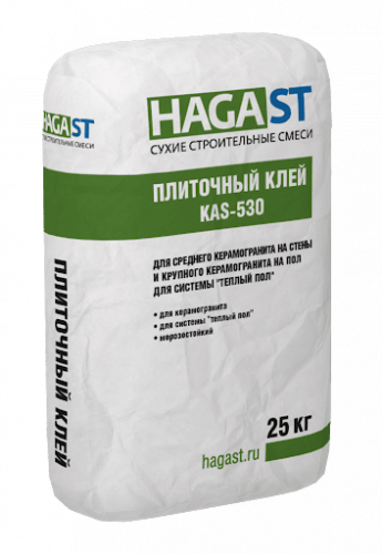 Клей для плитки HAGA ST KAS-530 25 кг