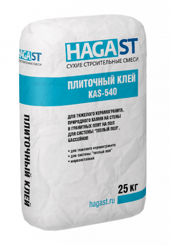 Клей для плитки HAGA ST KAS-540 25 кг