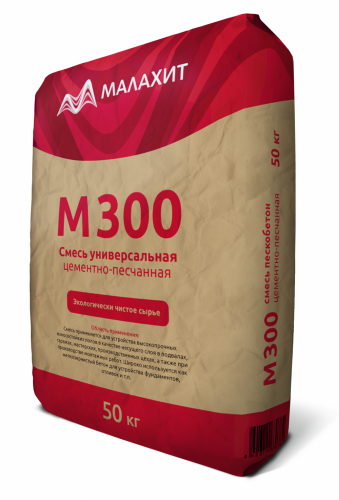 Пескобетон М-300 МАЛАХИТ 40 кг